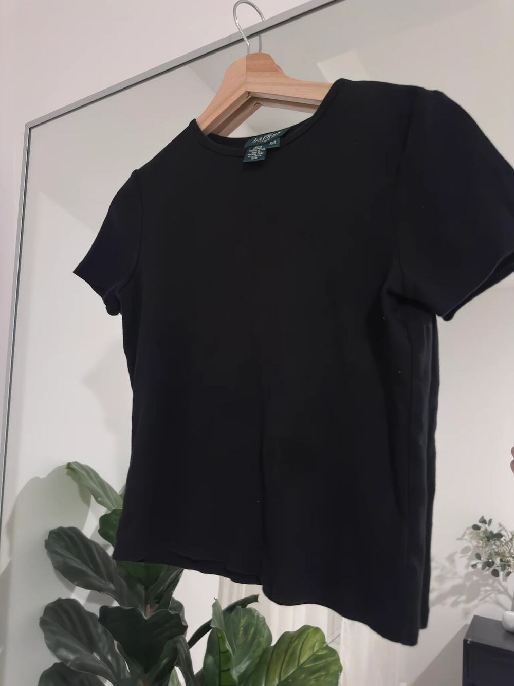 Lauren Ralph Lauren Black Short Sleeve Crewneck T-Shirt